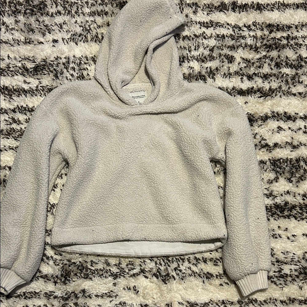 Abercrombie & Fitch Cozy Cream Hoodie